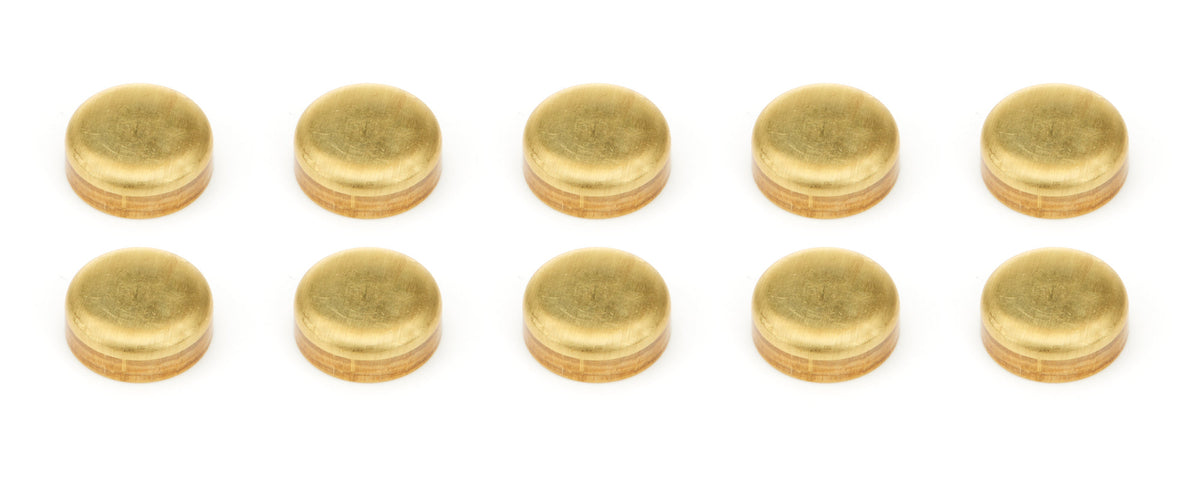 Expansion Plugs 10pk - Brass 1-3/8 Dia