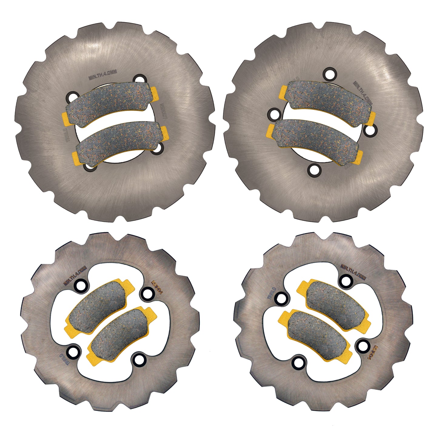 CFMoto UForce 1000 XL/800 XL (6-Seater) 2022-2026 Ridge Rider Rotor and Pad Kit