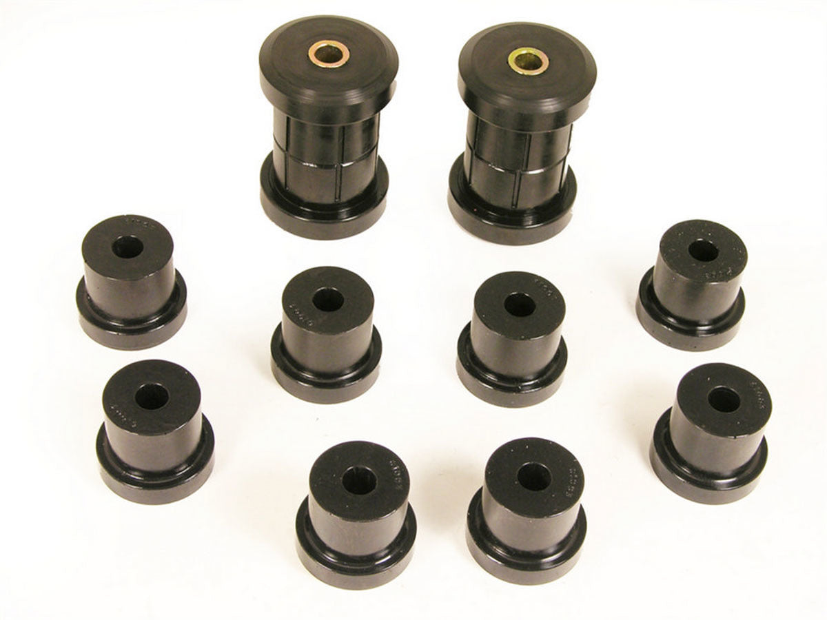 LEAF SPRING/SHACKLE KIT BLACK