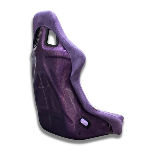 BULL BOOST Purple Ultra-Max Seraph Racing Bucket Seats with Slider Rails – Pair