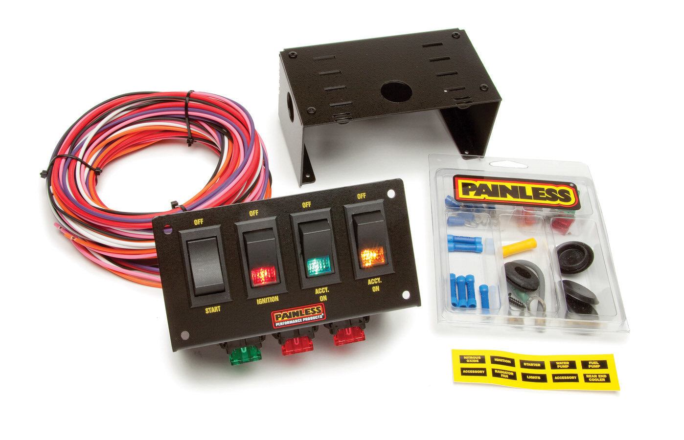 LIGHTED SWITCHES-4 CIRCUITS