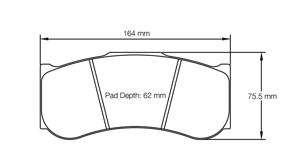 Pagid Racing Brake Pads No. 2019 (Front)
