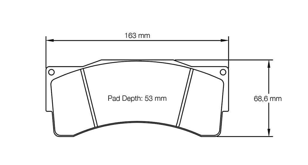 Pagid Racing Brake Pads No. 2557 (Front)