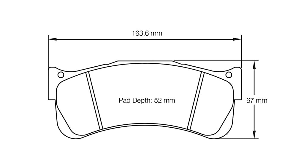 Pagid Racing Brake Pads No. 2488 (Front)