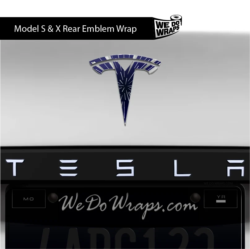 Insane Performance Mode Tesla Emblem Decals (Front + Back) | Model S