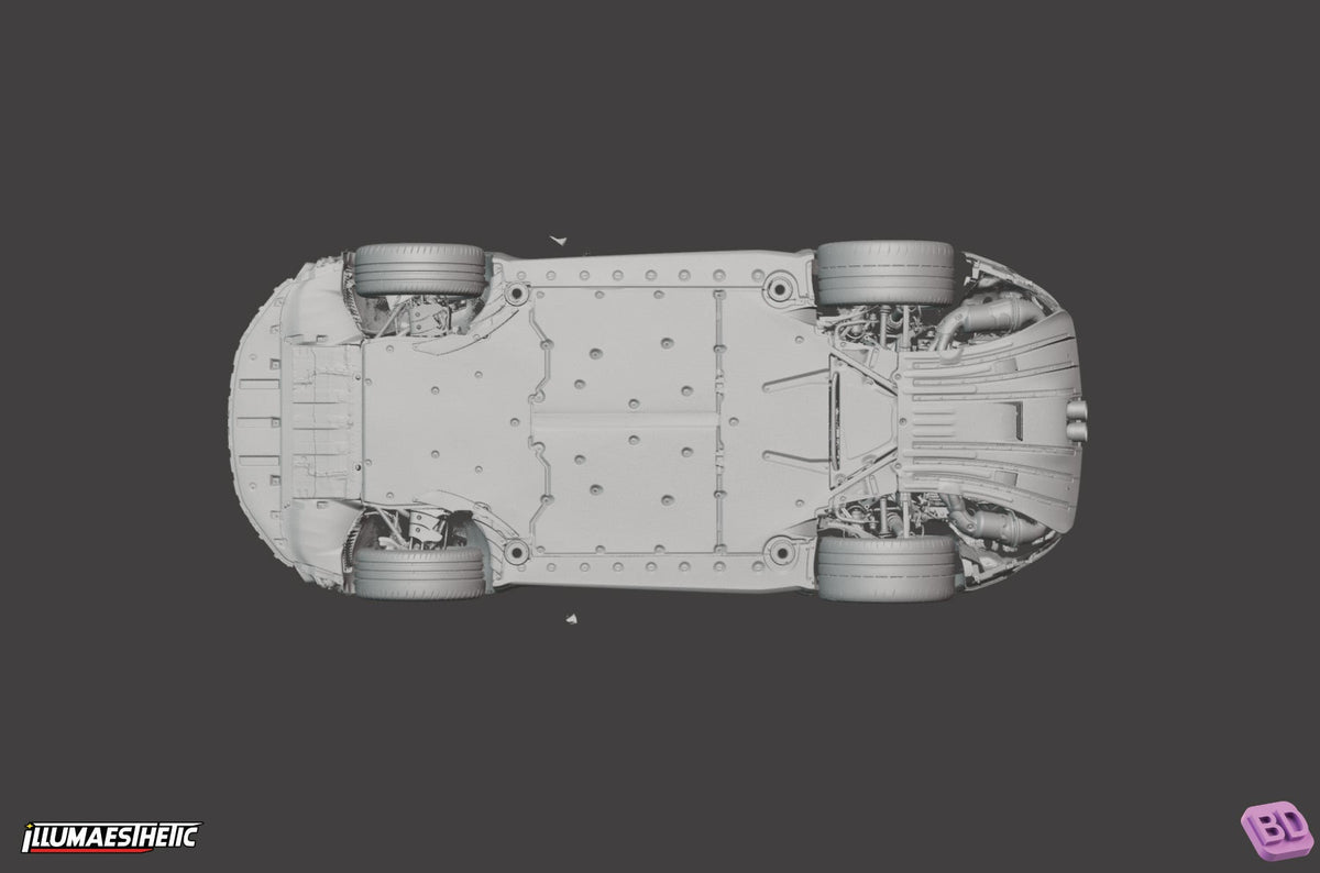 Porsche 911 GT3 (992.1) 3D Scan (2021-2025)