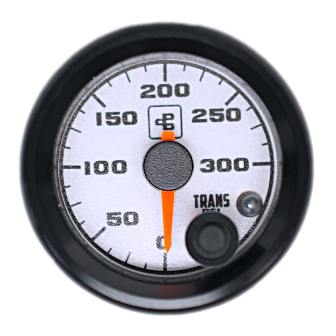 Power Driven 300 psi Transmission Line Pressure Gauge (Black or White)