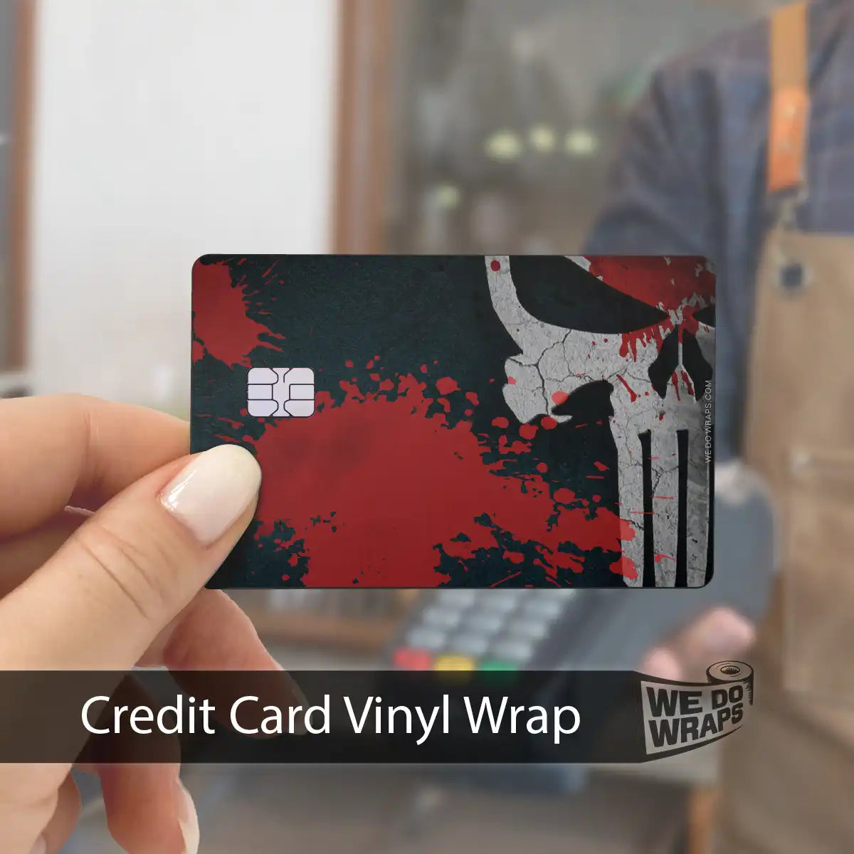 Distressed Skull | NFC Key Card Wrap