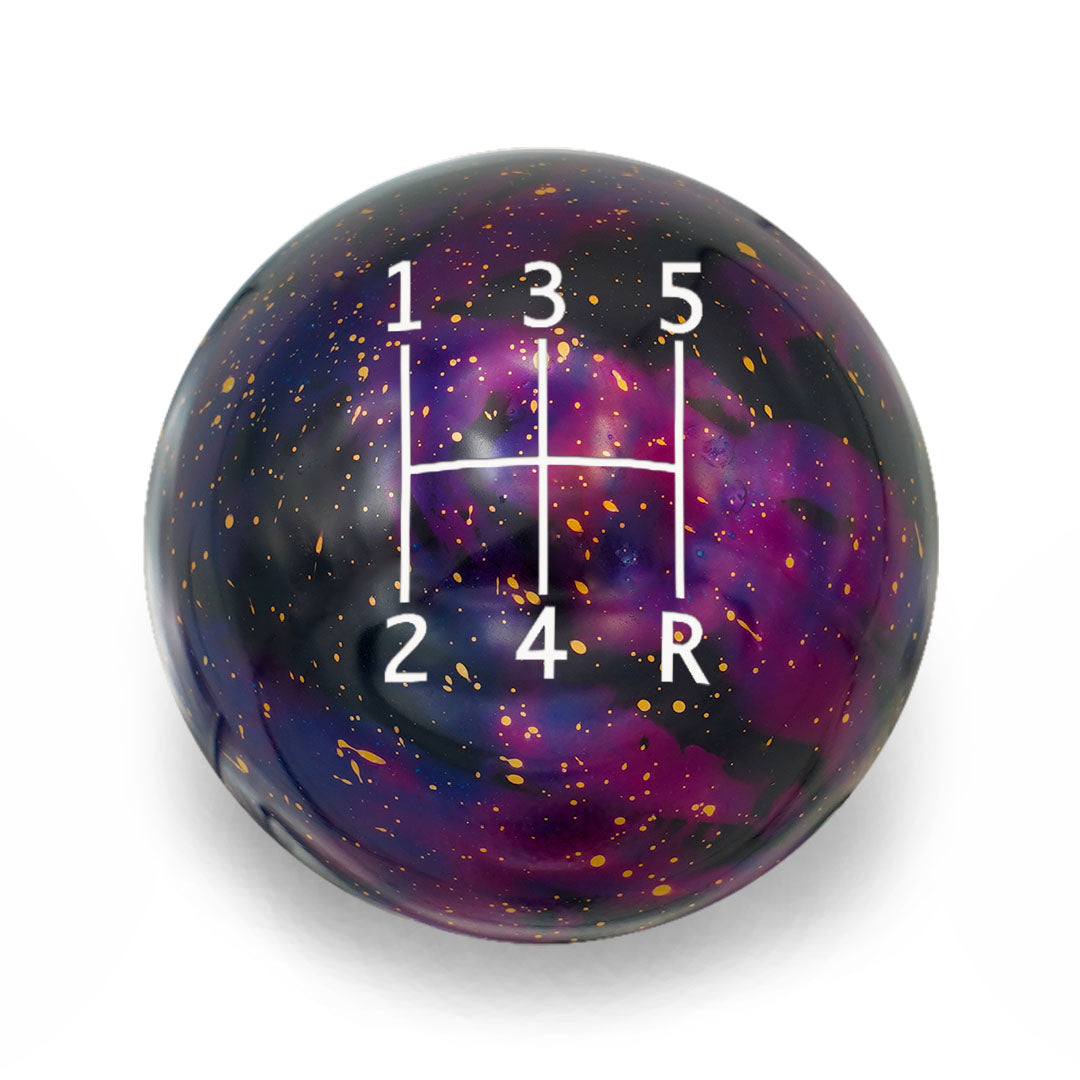 Billetworkz Cosmic Space Shift Knob - 5 Speed Standard Engraving for Honda