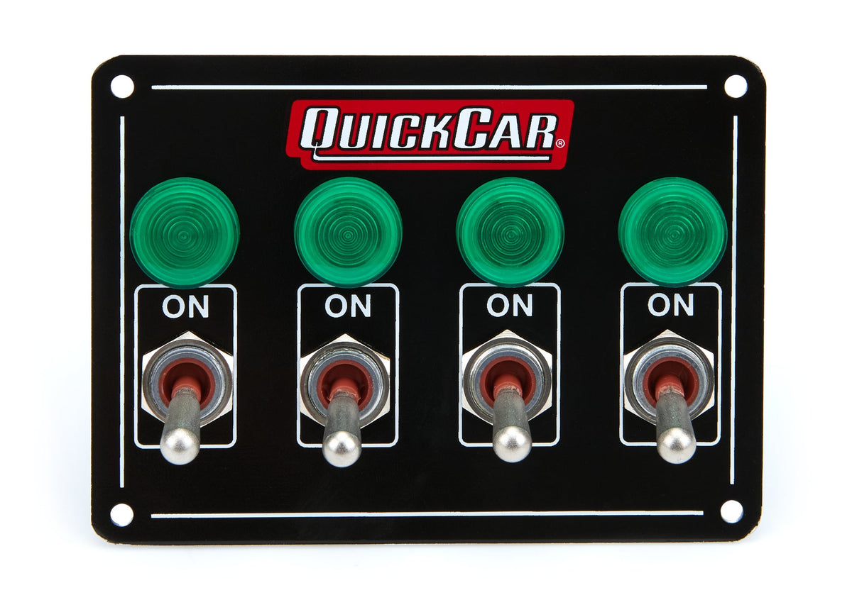 Accessory Panel 4 Switch w/Pilot Weatherproof