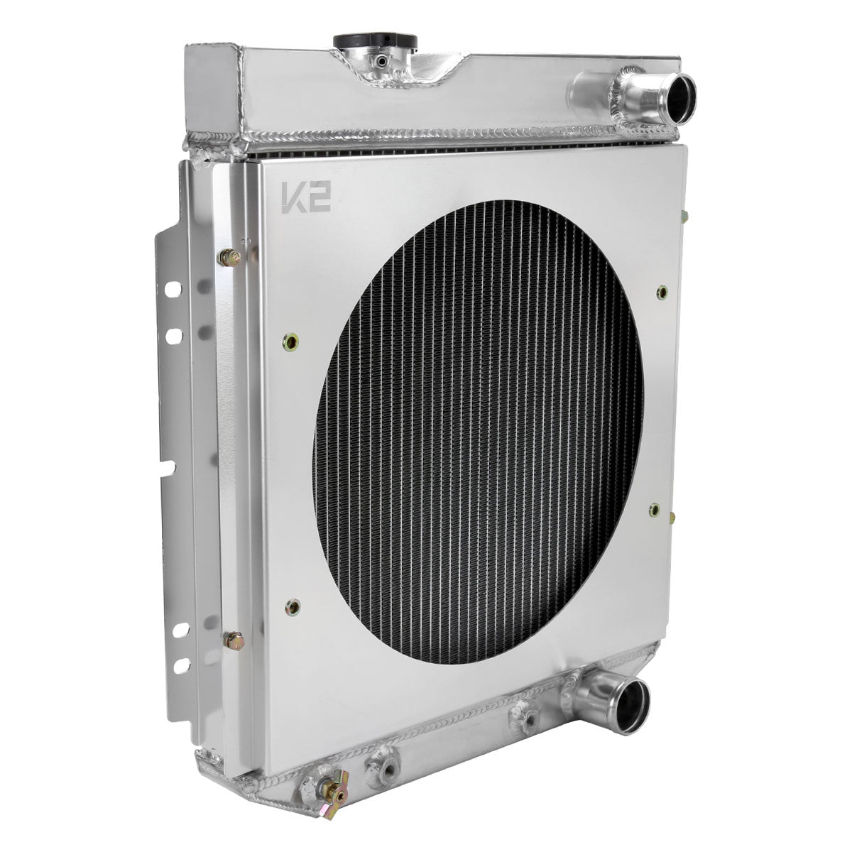 1960-1966 Ford Falcon/Mustang/Ranchero / 1960-1965 Mercury Comet 3 Row Radiator with Fan Shroud Design