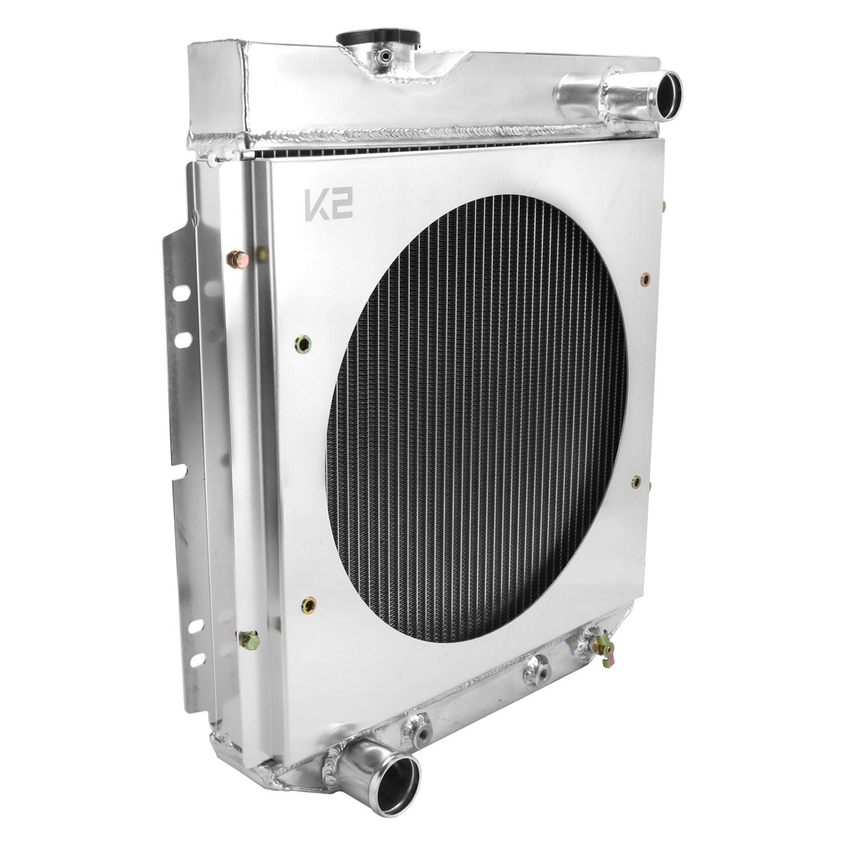 1960-1966 Ford Falcon/Mustang/Ranchero / 1961-1965 Mercury Comet 3 Row Radiator with Fan Shroud Design