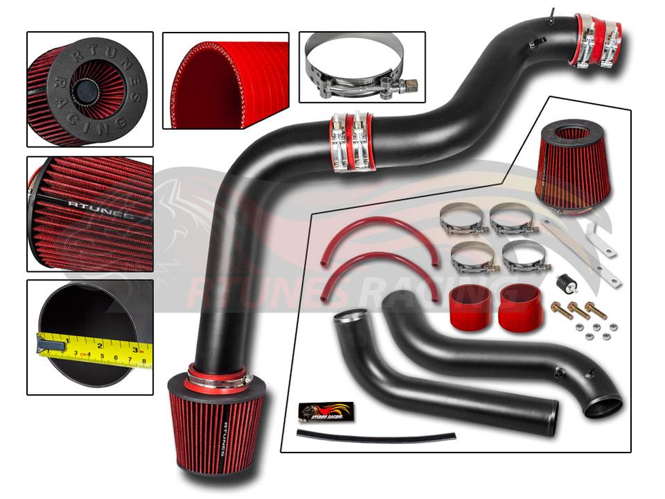 Cold Air Intake Kit For 1992-1996 Honda Prelude 2.2 2.3 | RCI-HD-12BK