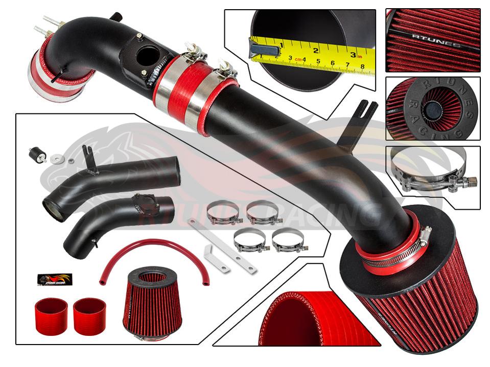 Cold Air Intake Kit For 2003-2008 Mazda 6 L4 2.3L | RCI-MZ-03BK