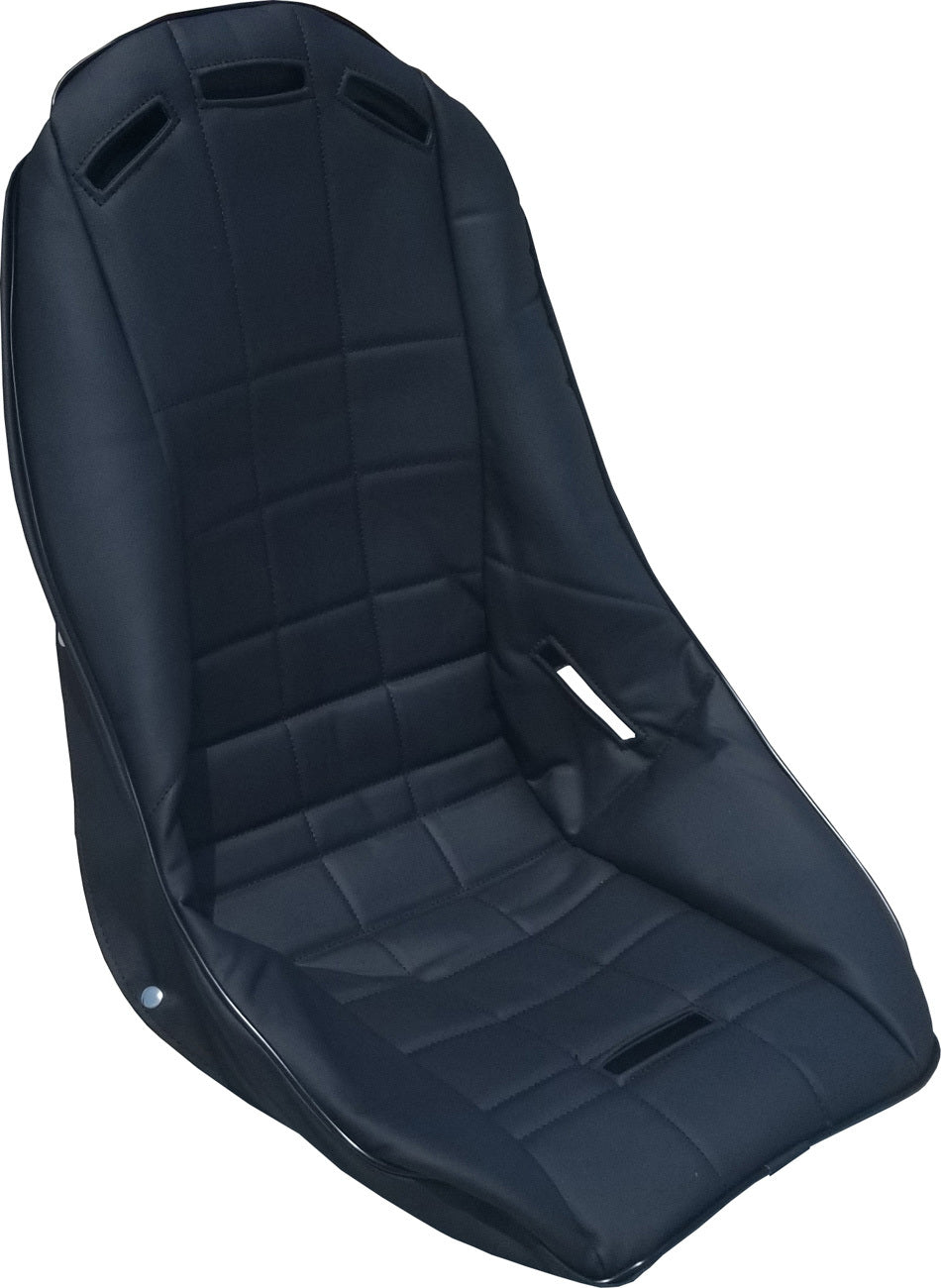 SEAT CVR BLACK POLY LO-BACK