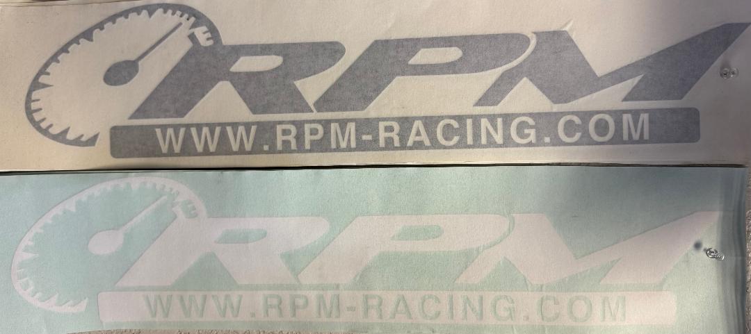 FREE Oversized 5"x23" RPM Sticker — Only Pay for Shipping!