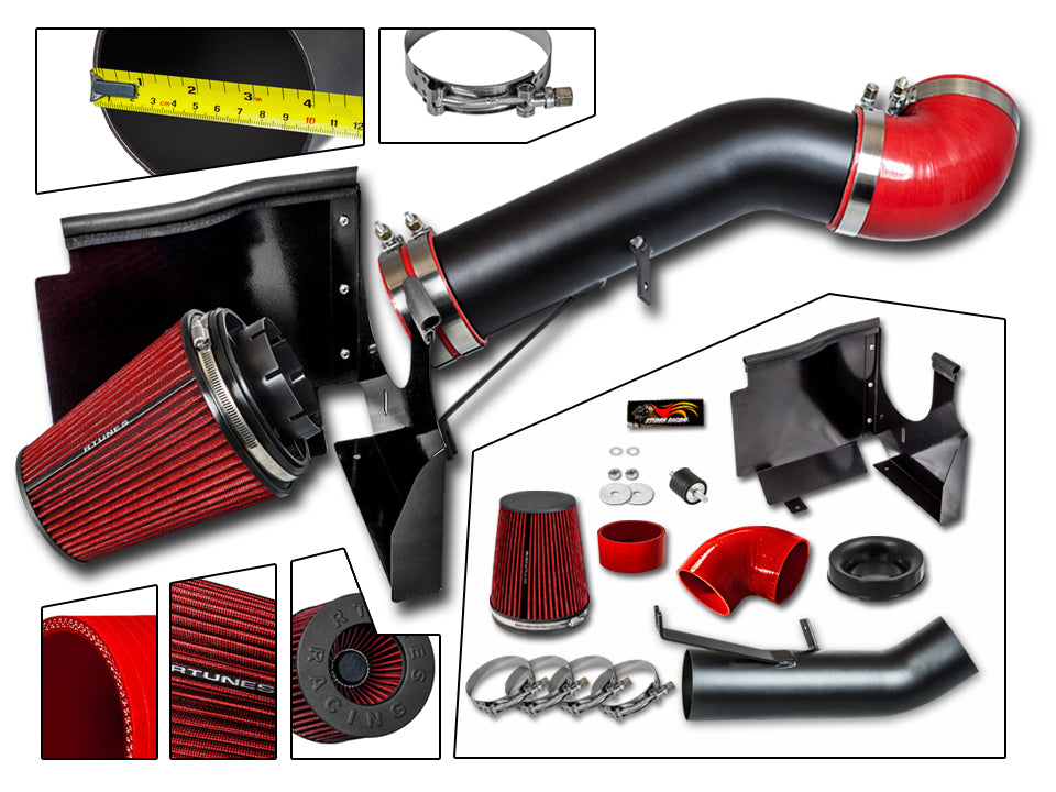 Heat Shield Air Intake Kit For 2007-2008 Escalade/Yukon Denali/Yukon XL 1500 6.2L | RHI-CD-02BK