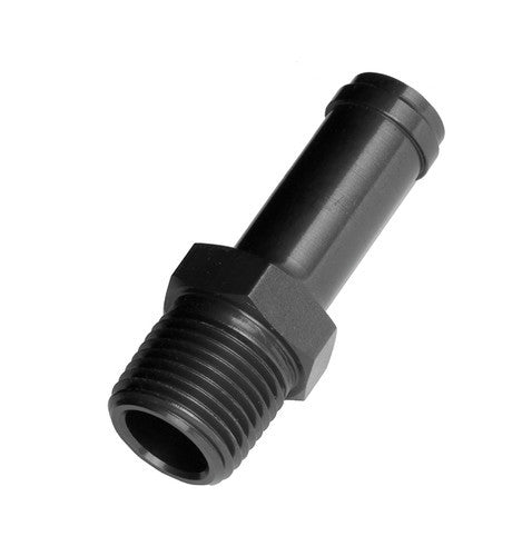 1/4in Hose to 1/8in NPT Male Straight Black