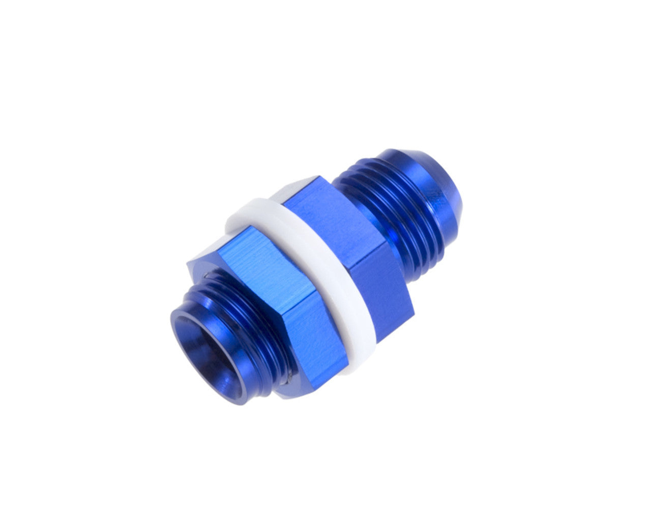 6AN Male Bulkhead Washers Nuts Inc Blue