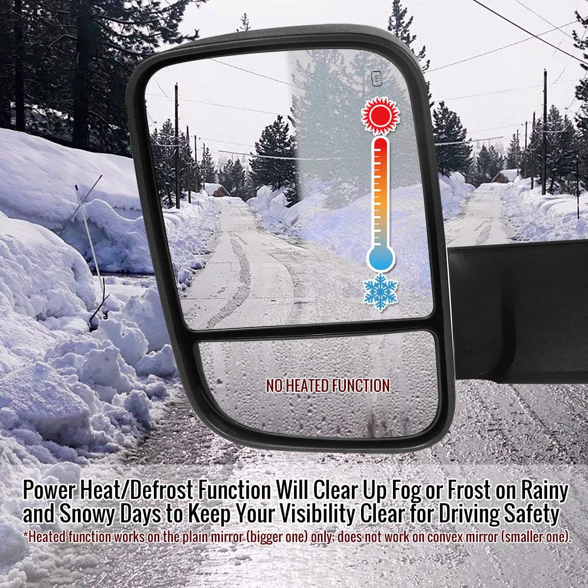 2002-2009 Dodge RAM Power Adjustable, Heated, & Manual Fold Towing Mirrors w/ LED Turn Signal & Puddle Lights