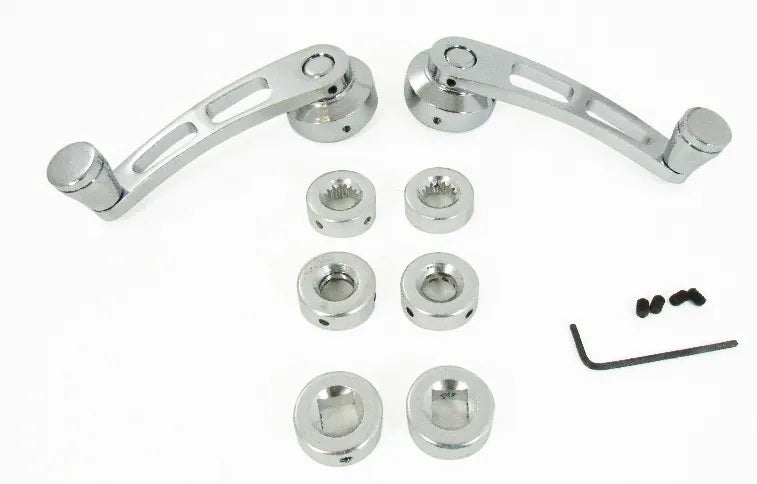 Chrome Alum 4-1/4In Win dow Handle