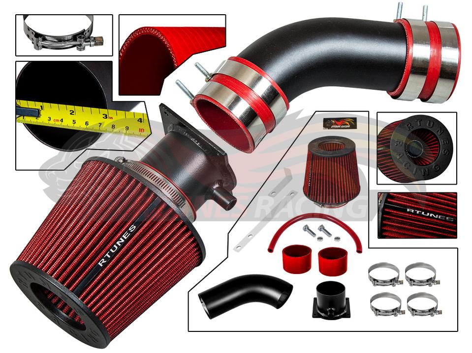 Short Ram Air Intake Kit For 1996-2000 Audi A4, A6 2.8L V6 | RSI-AD-01BK
