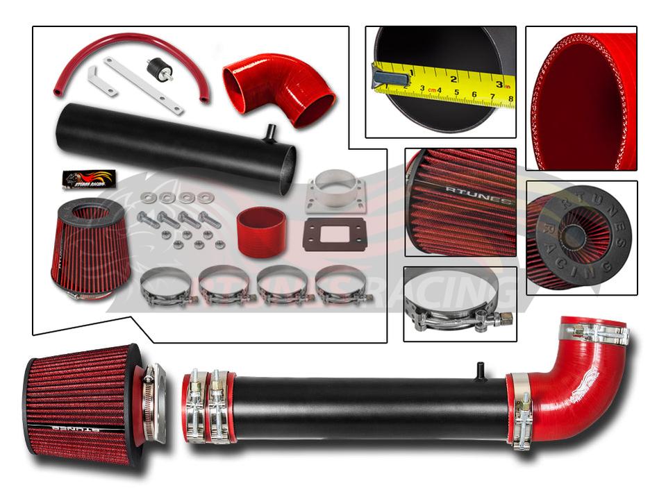 Short Ram Air Intake Kit For 1988-1995 Toyota Pickup/4Runner 2.4L I4 | RSI-TY-08BK