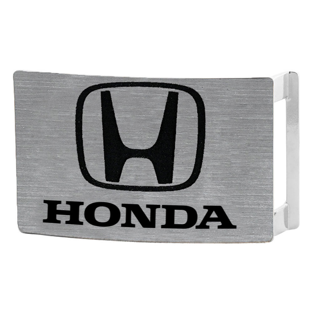 Honda Rock Star Buckle - Brushed Silver/Black