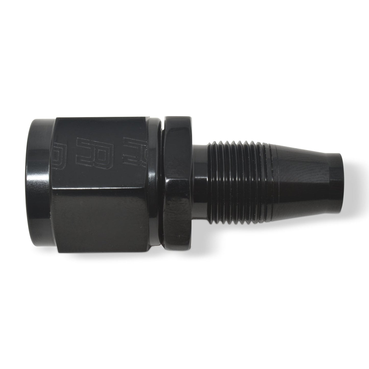 6AN Straight Swivel Without Socket Black