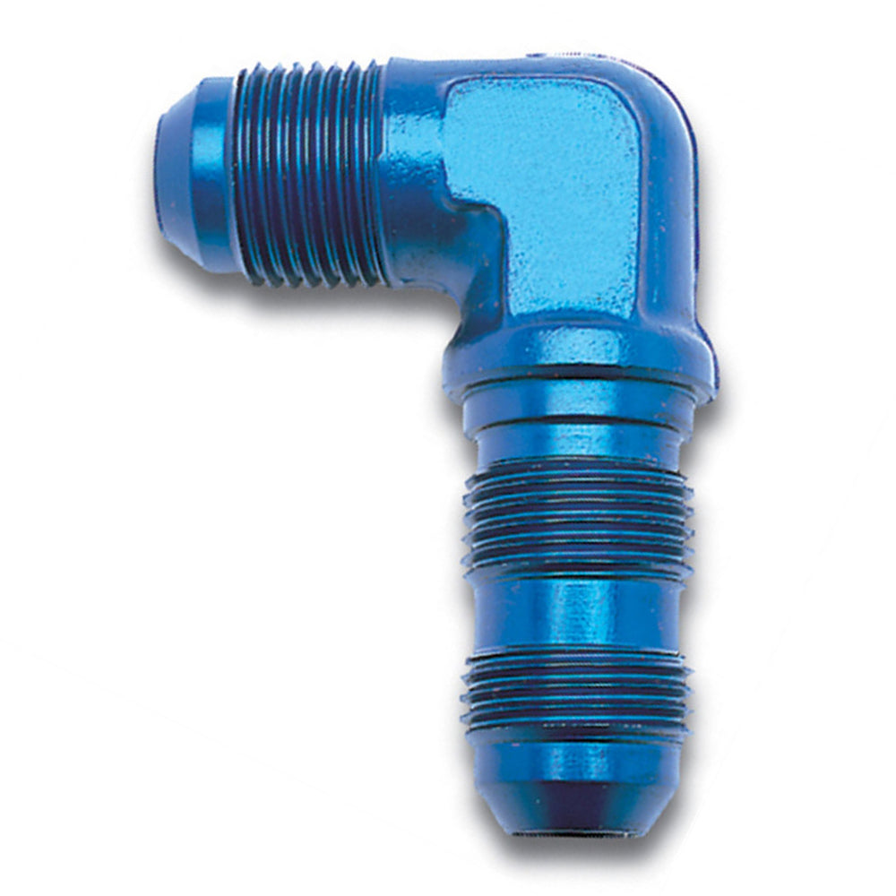 6AN 90Deg Bulkhead Blue