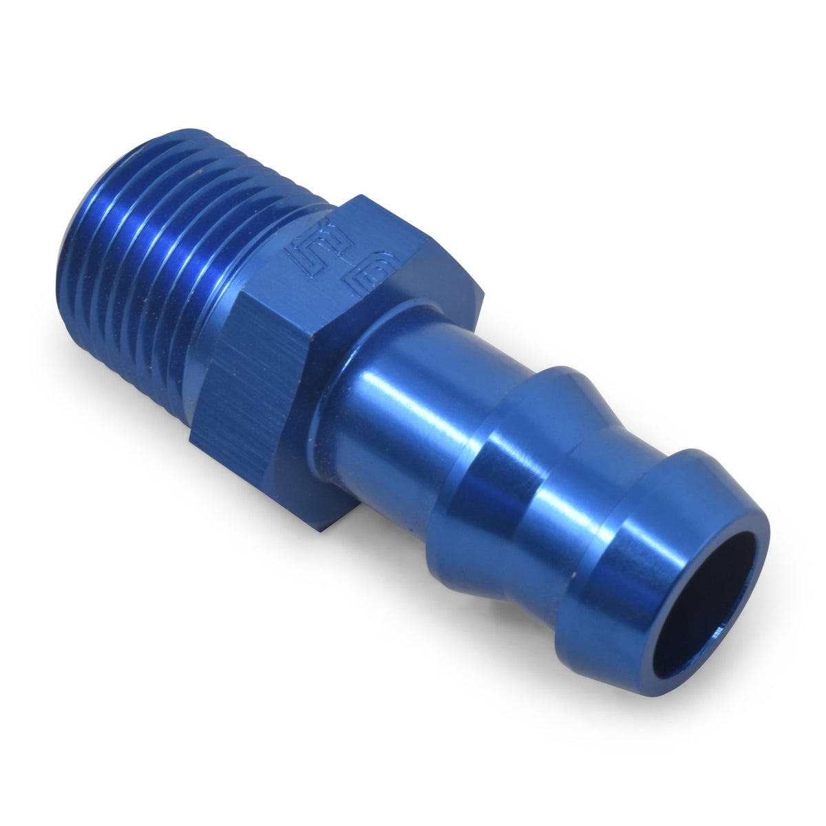 3/8 Pipe to 3/8 Barb M Blue