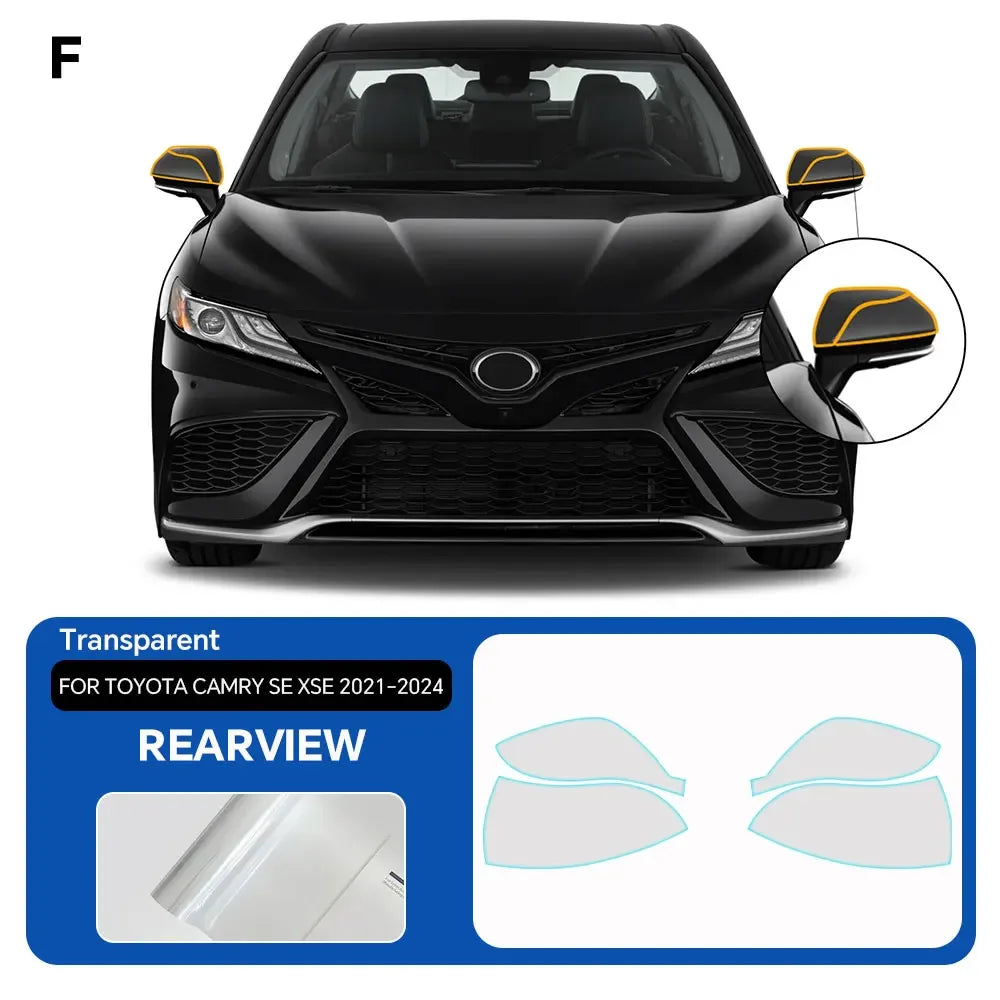 Precut PPF for Toyota Camry SE / XSE (2021–2024) | TPU Headlight & Mirror Paint Protection