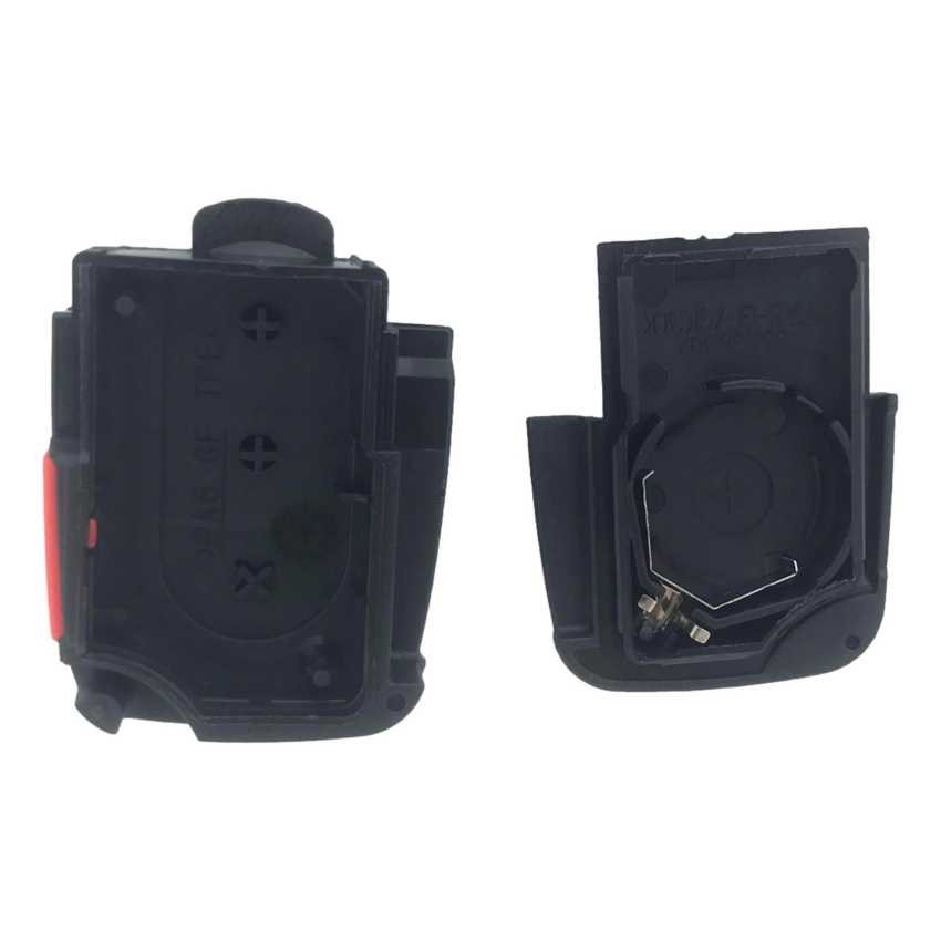 Audi 4 Button Flip Key Shell With CR2032 Battery Holder