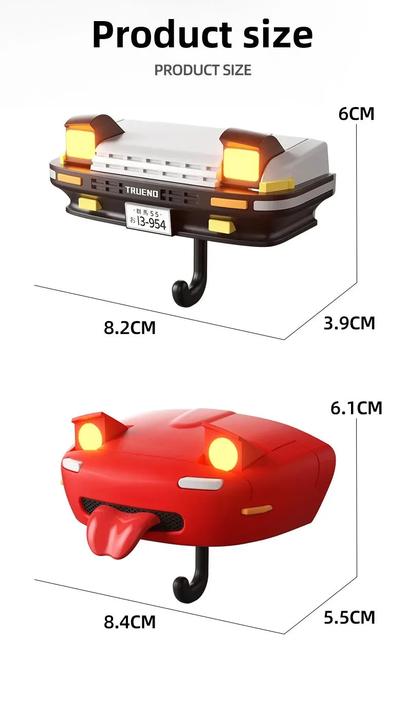 AE86 / Miata Car Key Holder – Wall-Mounted Headlight Design | Creative Gift for Auto Enthusiasts, Home Decor & Key Organizer