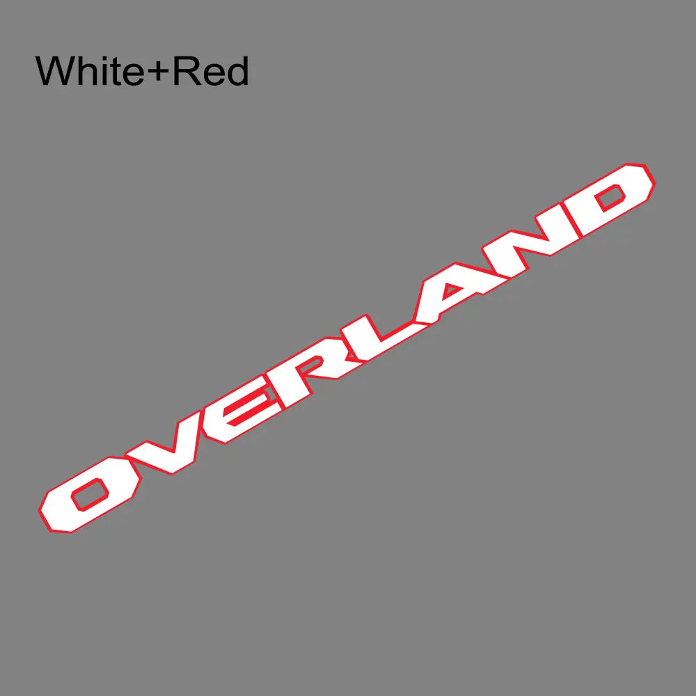 Engine Hood Decal for Jeep Gladiator Overland | Pickup Truck Vinyl Sticker Graphic