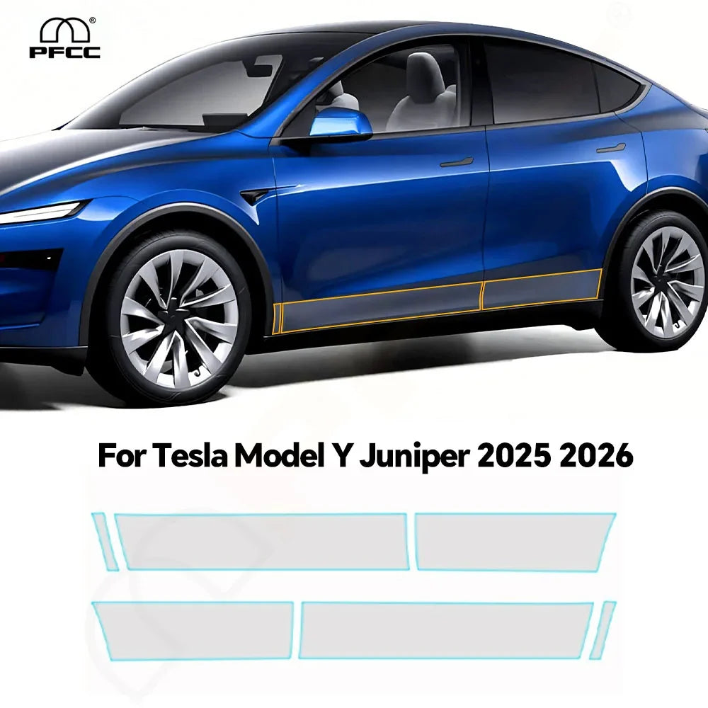 Precut PPF for Tesla Model Y Juniper (2025–2026) | TPU Headlight, Door Handle, Mirror & Tail Light