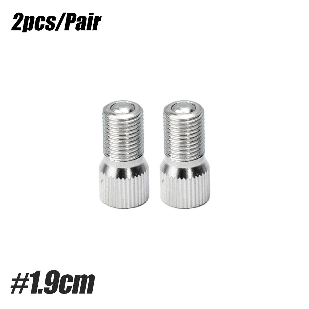Metal Valve Stem Extenders | Chrome Plated Brass Tire Valve Caps for Cars Trucks Vans
