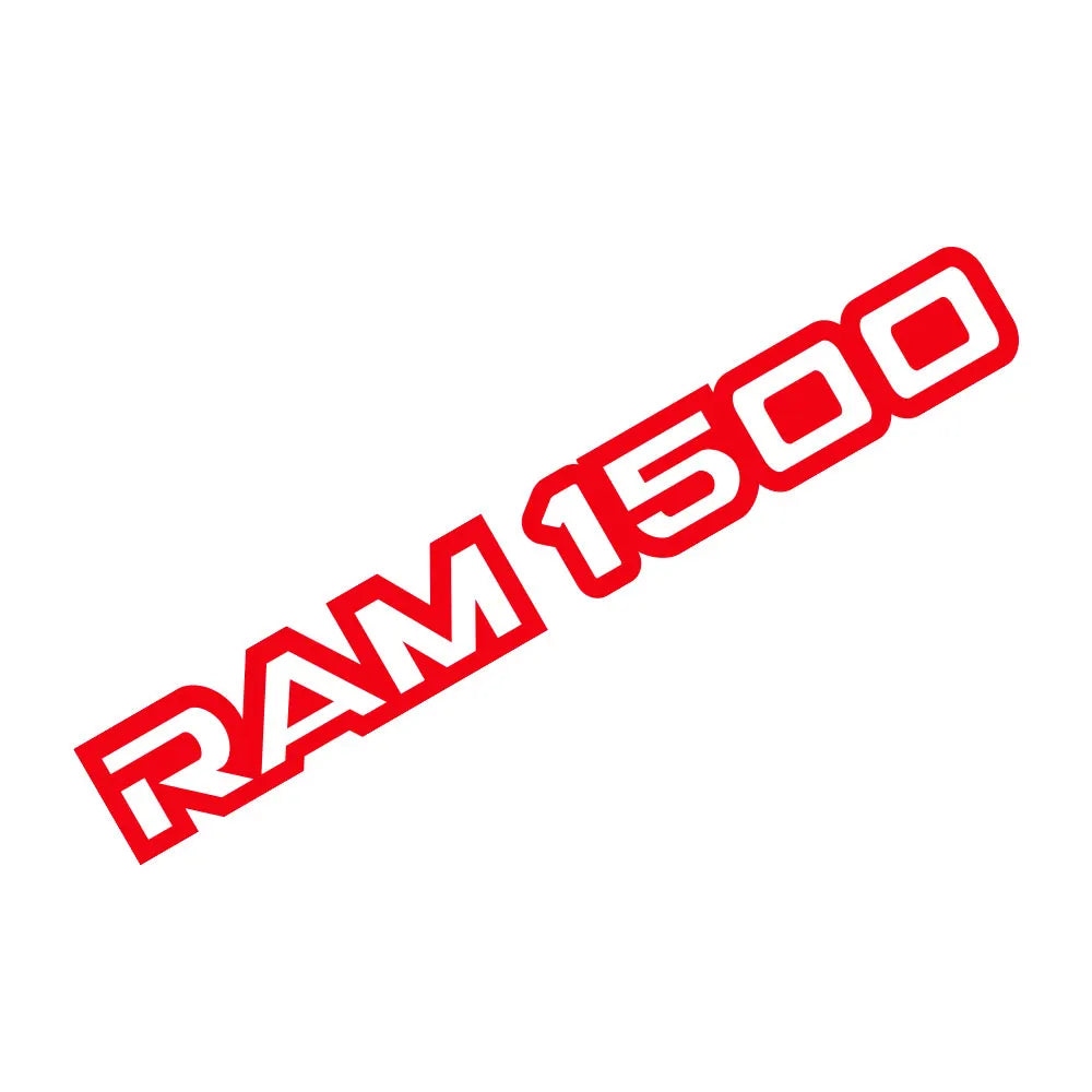 Front Windshield Logo Style Decal for Dodge RAM 1500 / 2500 / 3500 | Vinyl Truck Graphic Cover