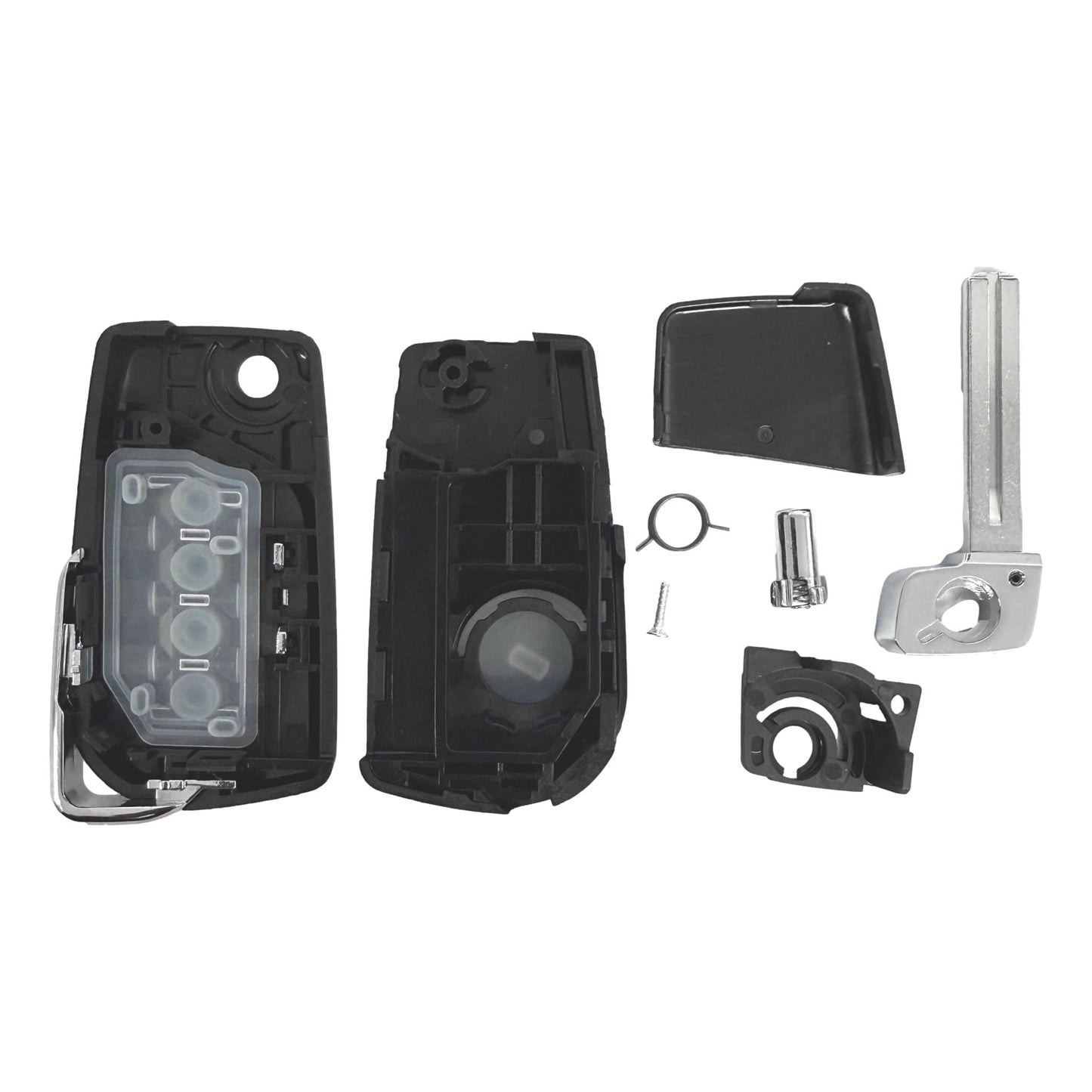 Toyota 4 Button Flip Key Replacement Shell For HYQ14BFB / HYQ12BGF | Aftermarket