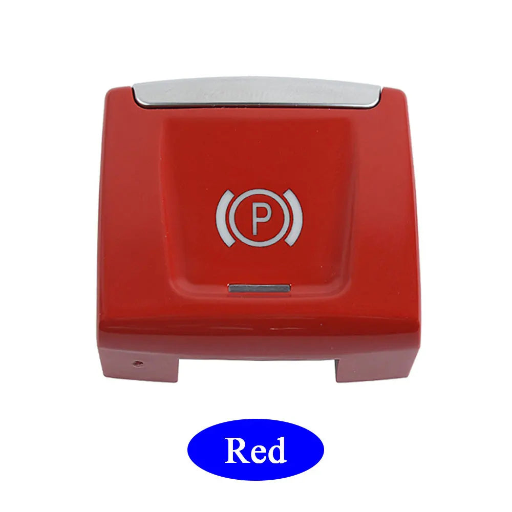 Black Red Electronic Handbrake Parking Brake Switch Control Button Key Replacement For BMW X1 F48 F49 X2 F39 2 Series F45 F46