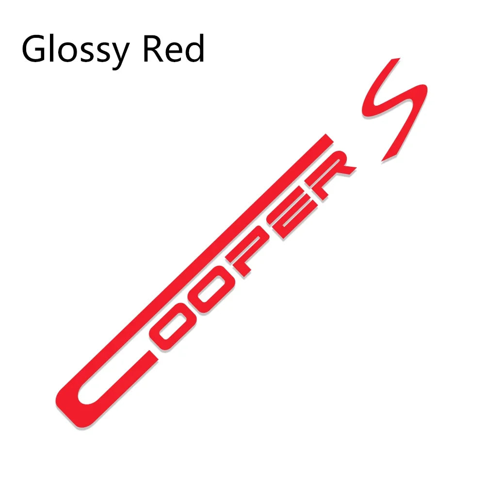 Windshield Sticker for Mini Cooper S / JCW (R50, R53, R55, R56, R60, R61, F55, F56, F60) | Vinyl Windscreen Decal