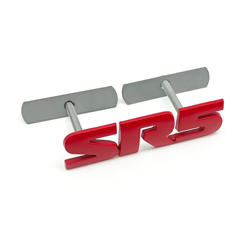 3D Metal SR5 Emblem Fender / Door Side Badge for Toyota | Logo Letter Sticker