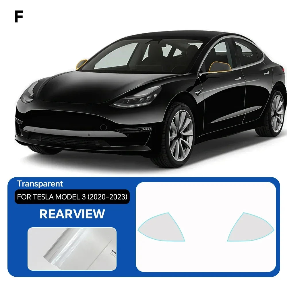 Precut PPF for Tesla Model 3 (2020–2023) | TPU Headlight, Mirror, Door Handle & Tail Light Film