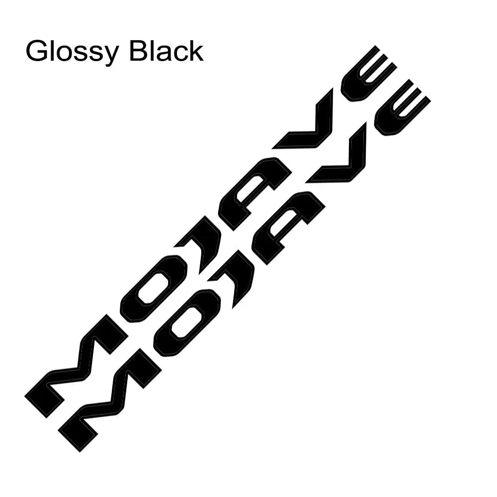 Jeep Gladiator Mojave Hood Decal – Vinyl Letter Graphic Sticker Set | Engine Hood Cover (2 Pcs)