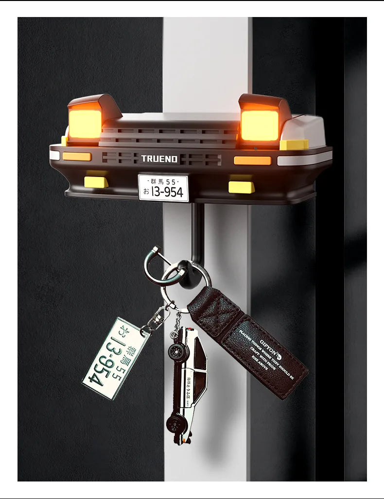 AE86 / Miata Car Key Holder – Wall-Mounted Headlight Design | Creative Gift for Auto Enthusiasts, Home Decor & Key Organizer