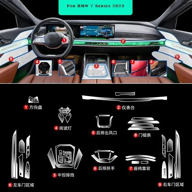 TPU Protector Film for BMW 7 Series 2023