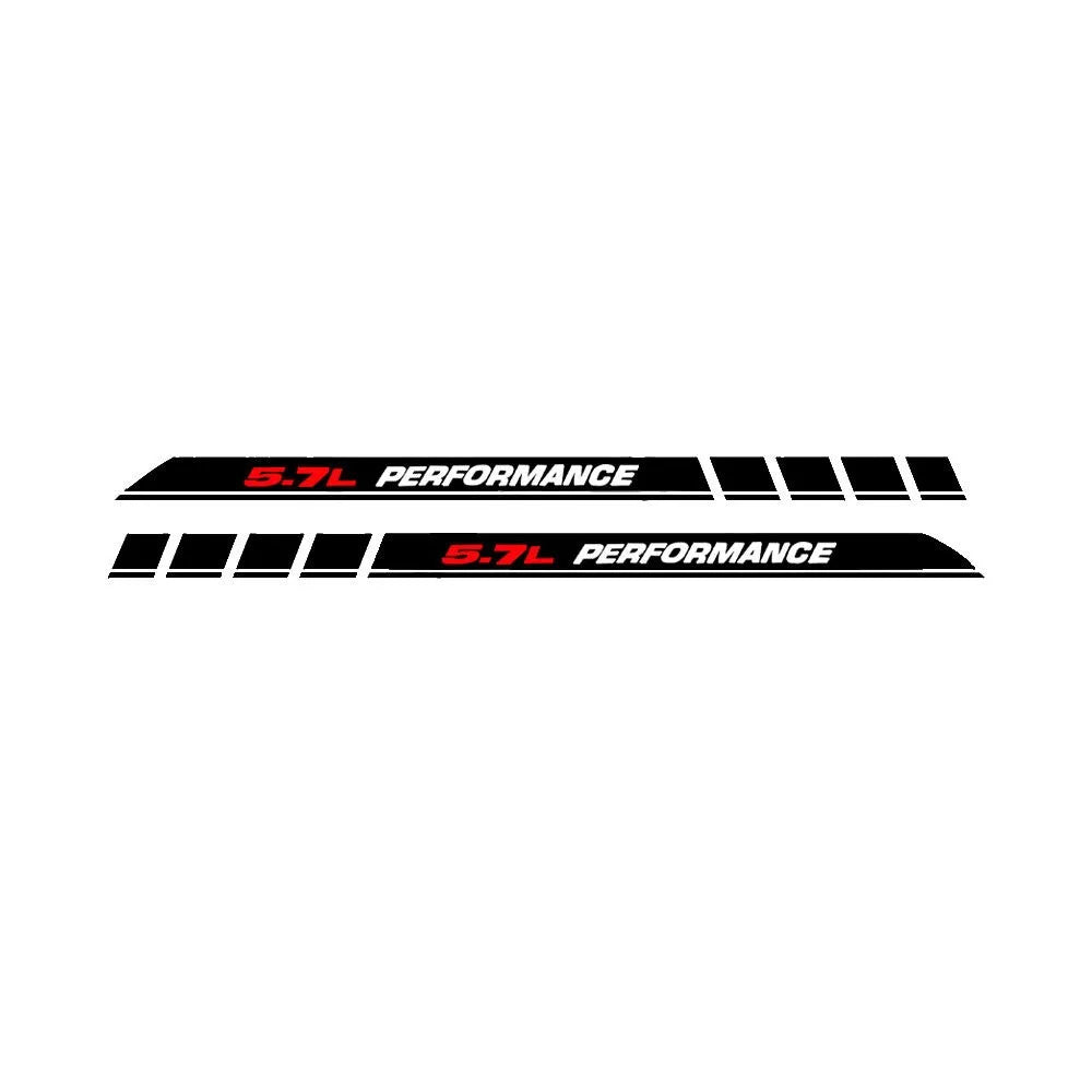 5.7L Performance Hood Vinyl Decal Emblem for Dodge RAM 1500 / 2500 | Truck Graphic Sticker