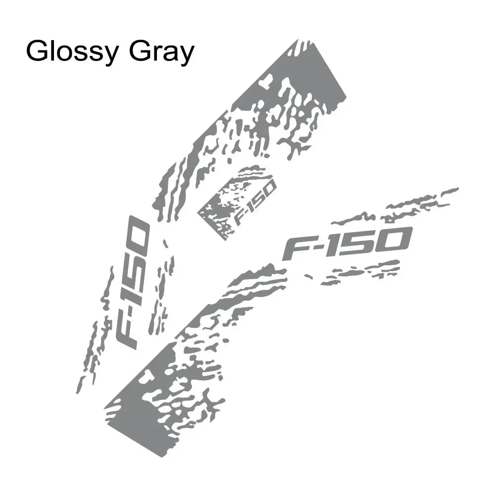 Ford F-150 Raptor Body Side Graphic Kit – Splash Grunge Vinyl Decal Set (3 Pcs) | 12 Finishes