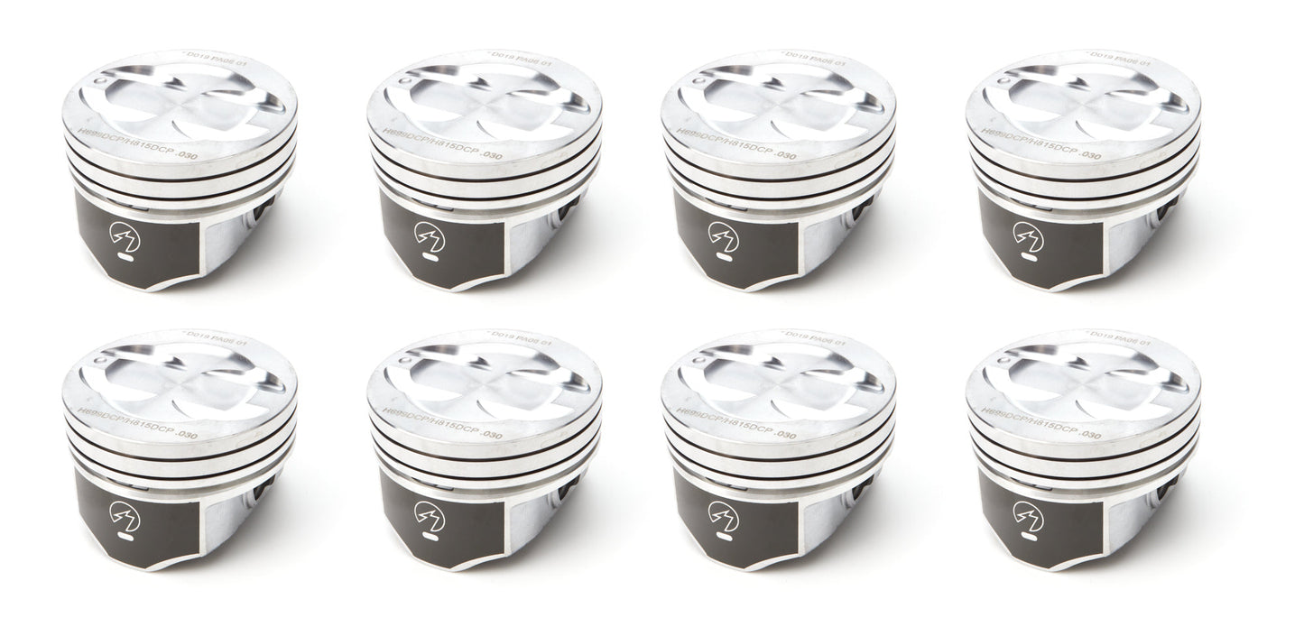 8 PK SET CAST PISTONS