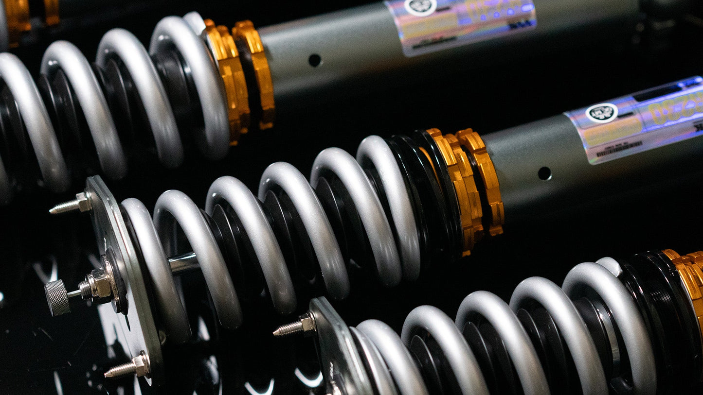 Mercedes SL550 R230 Coilover Conversion Kit with Adjustable Sway Bars and Power Steering